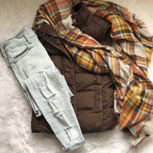 Brown Puffer Vest